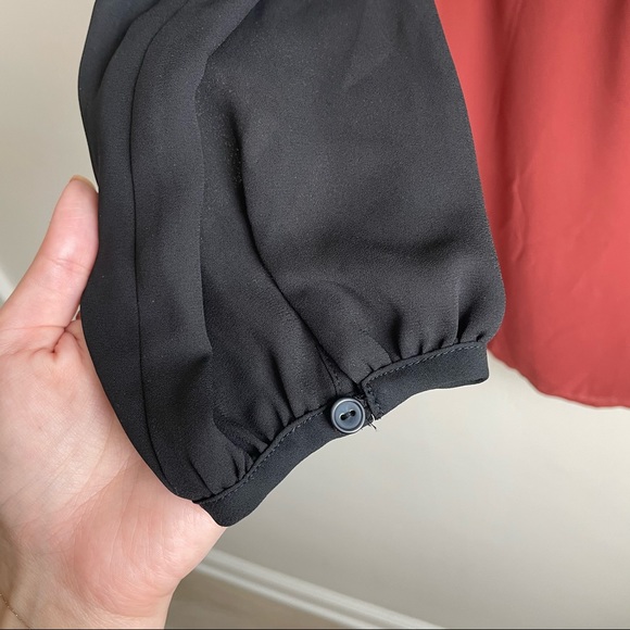 Forever 21 / Black & Brown Color Block Dress - Picture 4 of 8